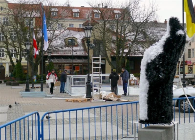Wejherowo: Przygotowania do jarmarku świątecznego