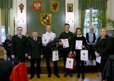 Ogólnopolski Turniej Wiedzy Pożarniczej - eliminacje miejsko-gminne. Wejherowo 17.03.2017 - fot. Leszek Spigarski