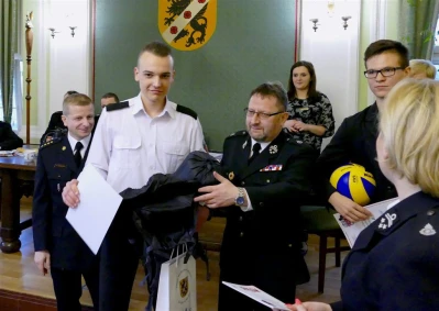 Ogólnopolski Turniej Wiedzy Pożarniczej - eliminacje miejsko-gminne. Wejherowo 17.03.2017 - fot. Leszek Spigarski
