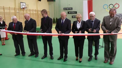 Otwarcie Hali Sportowej w ZS nr 2 w Rumi