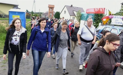 Pielgrzymka wejherowskich parafii do Swarzewa, fot. Leszek Spigarski