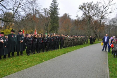 Biało-czerwona parada niepodległościowa w Wejherowie