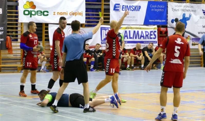 Tytani vs AZS UMK Toruń 29:24, 4.11.2017, fot. Leszek Spigarski