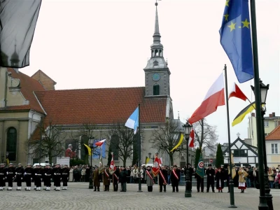Prezydent Lech Kaczyński w Wejherowie - 2009 rok