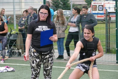 Wejher Cross Games 2017, półfinał – sanie i kamizelka, fot. Leszek Spigarski