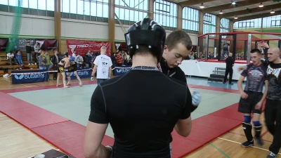 Siła mięśni czy technika, zawody MMA w Pucku