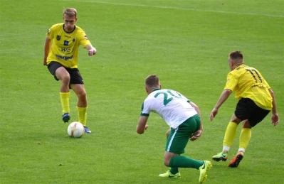 Gryf Wejherowo - Warta Poznań  0 : 1 na Wzgórzu Wolności. Fot. Leszek Spigarski.