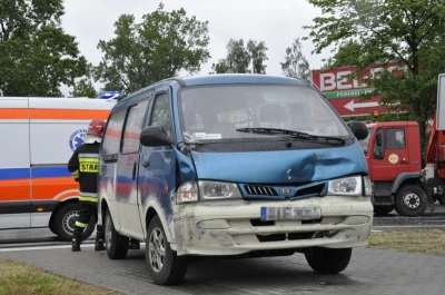 Wypadek na rondzie Solidarności