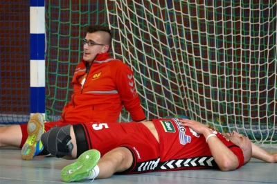 Tytani Wejherowo - rozgrzewka przed meczem -fot. Leszek Spigarski