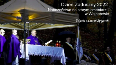 Dzień Zaduszny - nabożeństwo na starym cmentarzu w Wejherowo