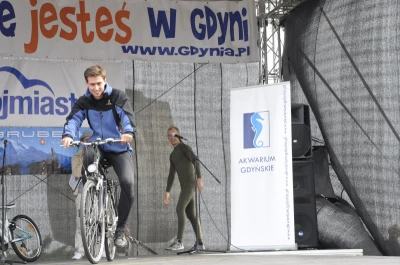 Rowerowo przy Gdyńskim Akwarium