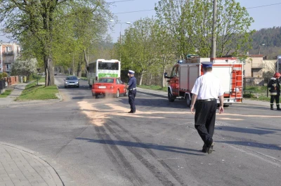 Wejherowo: Wypadek z udziałem policyjnej hondy