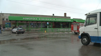 Eksplozja na dworcu PKS  Pucku