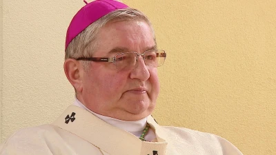 Pielgrzymi na Kalwarii Wejherowskiej