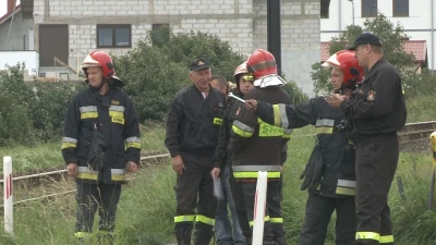 Wypadek na torach we Władysławowie