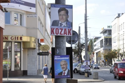 Plakaty wyborcze zasypały trójmiasto