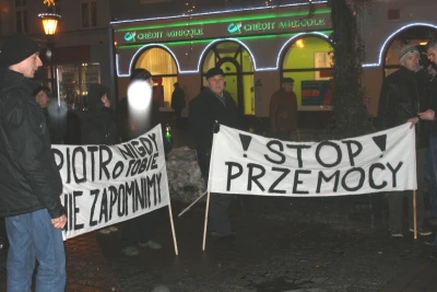 Marsz milczenia w intencji Piotra