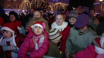 Mikołajki na rynku w Wejherowie