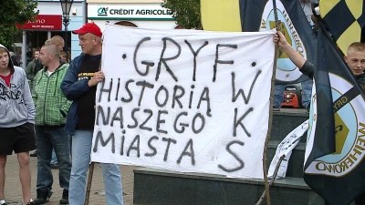 Manifestacja w obronie Gryfa Orlex