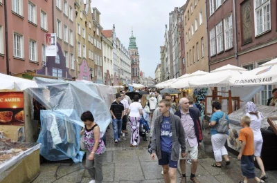 Gdańsk: Deszczowy Jarmark św. Dominika