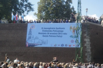 Delegacja z Wejherowa na XI Pielgrzymce Środowiska Policyjnego