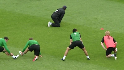 Trening Irlandczyków w Gdyni