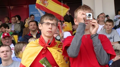 Pierwszy trening Hiszpanów