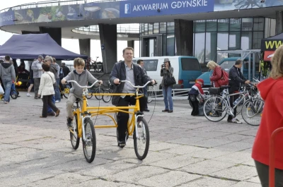Rowerowo przy Gdyńskim Akwarium