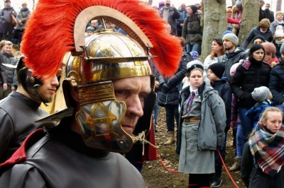 Wielki Piątek na Kalwarii Wejherowskiej - Misterium Męki Pańskiej, fot. Leszek Spigarski.