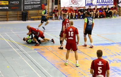 Tytani vs AZS UMK Toruń 29:24, 4.11.2017, fot. Leszek Spigarski