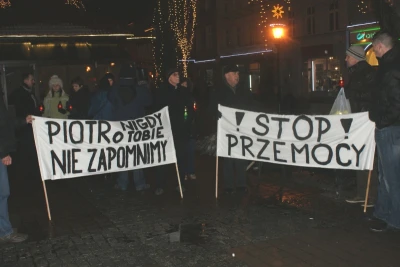 Marsz milczenia w intencji Piotra