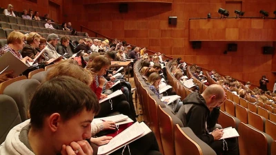 Wielki test języka angielskiego w Wejherowie fot. P. Białk, D. Zaputowicz