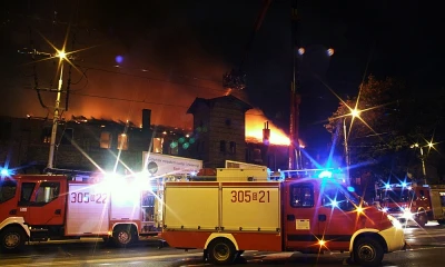 Wielki pożar w Gdańsku. Spłonęła zabytkowa zajezdnia