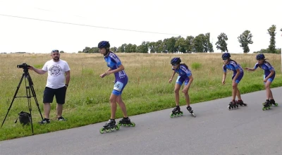 Puchar Kaszub w rolkarstwie szybkim - Kłanino 2017 (fot. Leszek Spigarski)