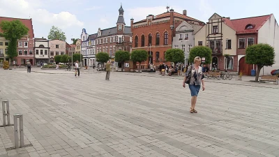 Średniowieczny Puck na makiecie