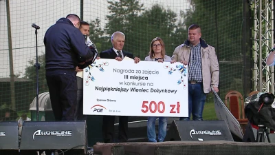Mieszkańcy gminy Krokowa podziękowali za plony