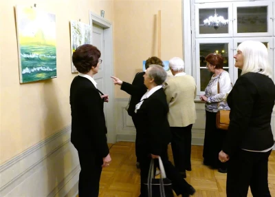 Wernisaż wystawy malarskiej pleneru w Sasinie
