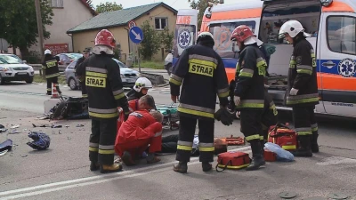 Reda: Wypadek z udziałem skutera
