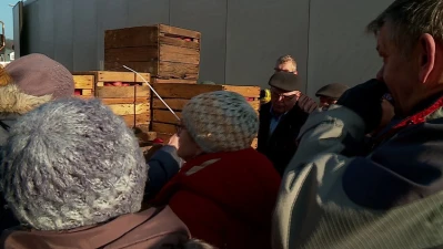 Darmowe jabłka w Wejherowie - 27.01.2017 - fot. TTM