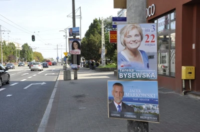 Plakaty wyborcze zasypały trójmiasto