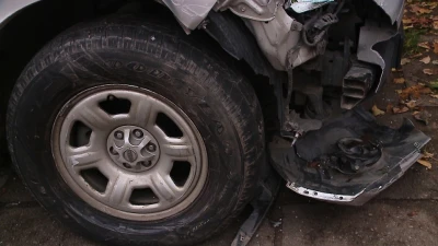 Wypadek z udziałem policji na ul. Sobieskiego