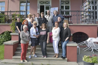 Po pierwszej tegorocznej Literackiej Środzie. Fot. Pracownia Pozytyw, Edyta Pustuła.