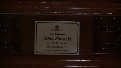 Księdza infułata Albina Potrackiego żegnały tłumy