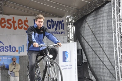 Rowerowo przy Gdyńskim Akwarium