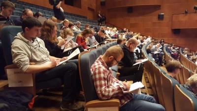Wielki test języka angielskiego w Wejherowie fot. P. Białk, D. Zaputowicz