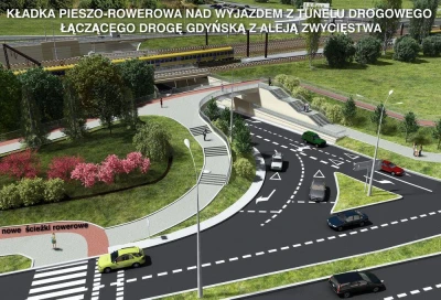 kładka pieszo rowerowa