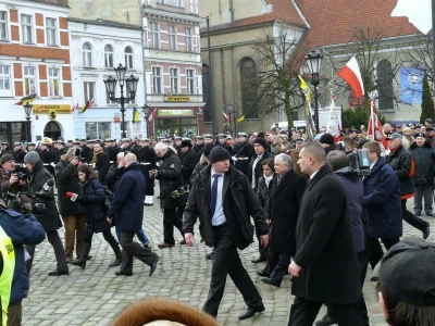 Prezydent Lech Kaczyński w Wejherowie - 2009 rok