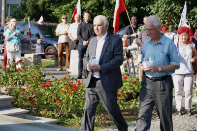 Obchody 73 rocznicy Powstania Warszawskiego w Wejherowie – fot. Leszek Spigarski