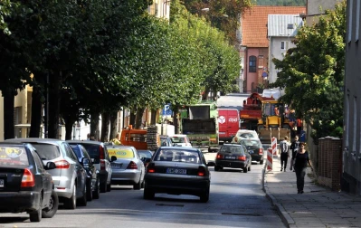 Remont chodnika ulicy Kościuszki w Wejherowie - fot. Leszek Spigarski