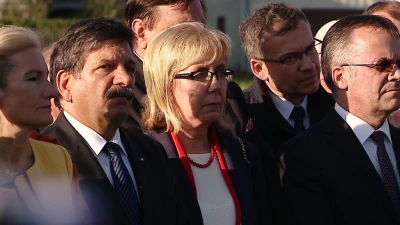 Uroczyste odsłonięcie pomnika prof. Gerarda Labudy w Luzinie